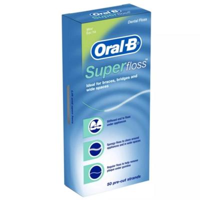 Hilo Dental Oral-B Superfloss, (1 Unidad - 50 paquetes)