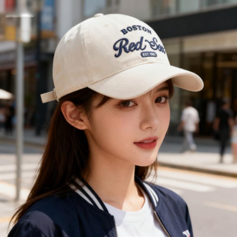 Adjustable NY College Style Baseball Cap for Adults - Unisex, Simple, Versatile Duckbill Design