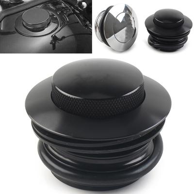 Motorcycle Left Hand Thread Fuel Tank Gas Cap Cover For 1982-2017 Harley Davidson Touring Sportster Dyna Softail