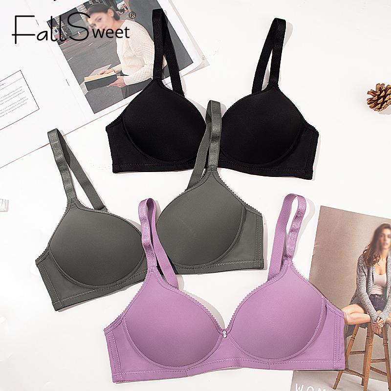 Seamless Bra for Women Push Up Bra Solid Color Simple Brassiere Comfortable Underwear T-shirt Bras Sexy Ladies Lingerie