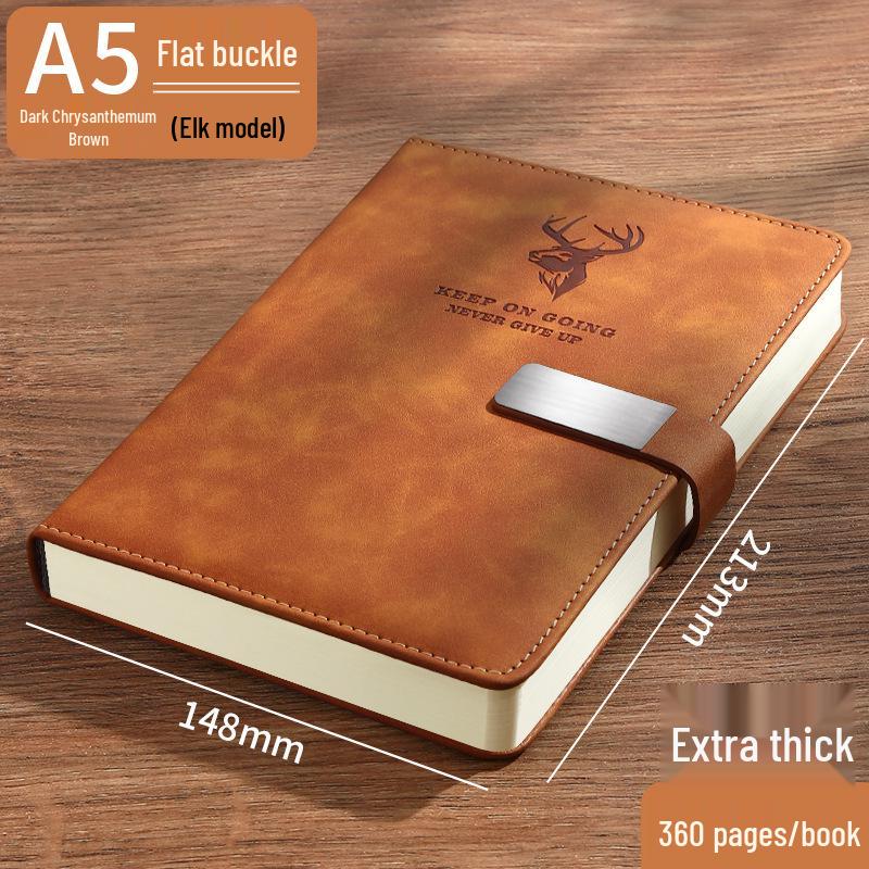 

Роскошный настраиваемый блокнот формата А5 с креативной застежкой и возможностями нанесения логотипа