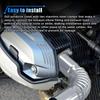 24mm Air Diesel Parking Heater Exhaust Pipe Tube Elbow Connector - Stainless Steel Flexible Exhaust Hose with 2 Clamps for Webasto Eberspacher Truck