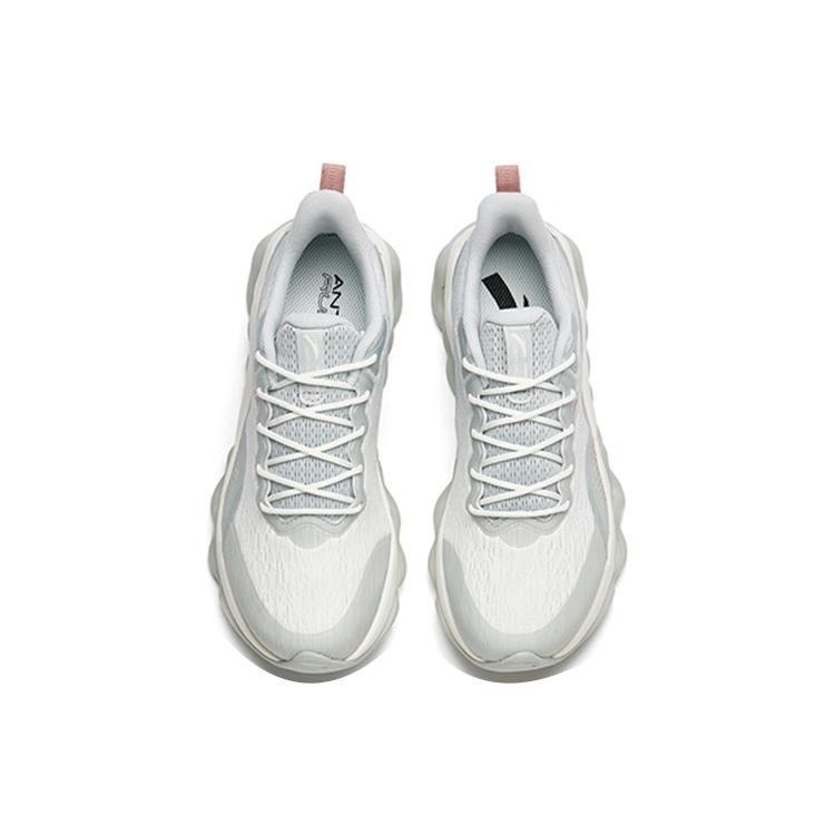 Anta Cushioning Slip Resistant Abrasion Resistant Breathable Lightweight Rebound Low top Running Shoes Women's 122215555-2
