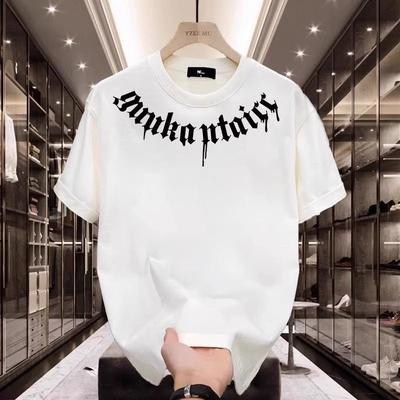 Estate 2025 T-shirt da donna con stampa di lettere Ragazza harajuku puro cotone Girocollo ampia Casual Y2K Top T-shirt grafiche nere bianche streetwear