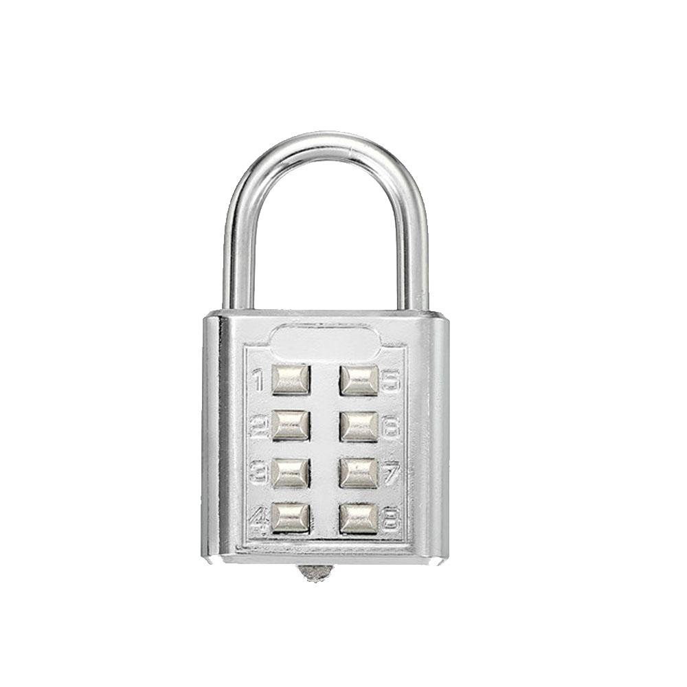 10 Digit Combination Outdoor Padlock Waterproof Zinc Alloy With Key Backup Smart Lock For Travel Luggage Anti-Theft