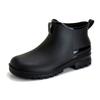 Korte Enkel Regenlaarzen Waterdicht Antislip Rubberen Schoenen Voor Mannen Vrouwen Buitenwerk Chelsea Stijl