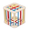 Baby Shape Sorter Set 6 Colorful Blocks Elastic Bands Educational Shape Sorter Sensory Toy