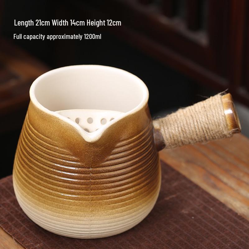 High-Temperature Resistant Ceramic Stove and Teapot Set for Outdoor Tea Brewing and Roasting