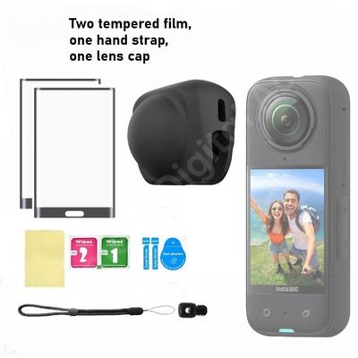 Film Protector Ecran Pentru Insta360 X5 X4 Capac Protector Obiectiv Silicon Bază Husă Obiectiv Cameră Sport Acoperiș Anti-Cădere Accesorii