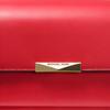 Michael Kors Jade Flap Chain Solid Color Minimalist Leather Shoulder Bag Women Shoulder Bag Red 30S9GJ4L9L683