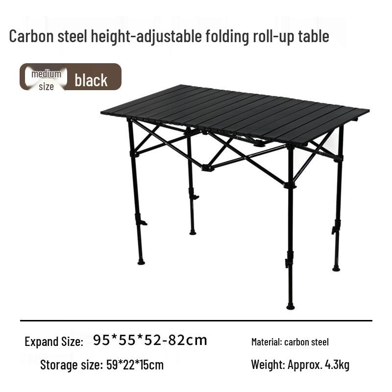 Kashicong Adjustable Outdoor Folding Chair & Table Set