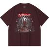 T-shirt Heavy Metal 100% Cotone 230 Gsm Stampa Band Rock Musica Popolare Unisex T-shirt Pesante in Cotone