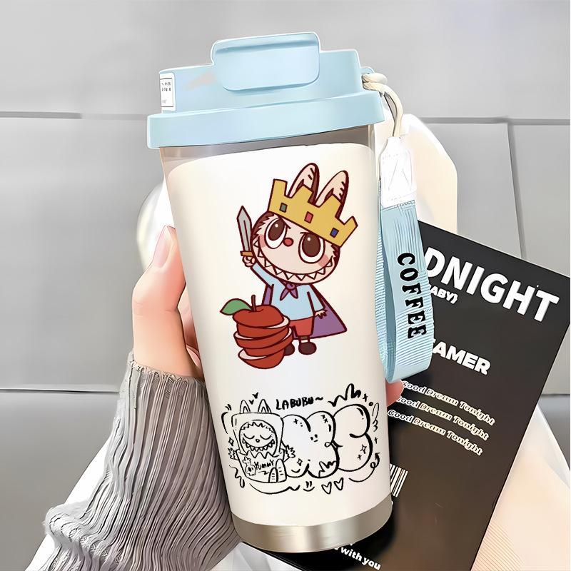 Slámkový hrnek na vodu Velká kapacita 316 Nerezová ocel Vysoká hodnota Termoska na dvojí pití Hrnek na kávu do auta