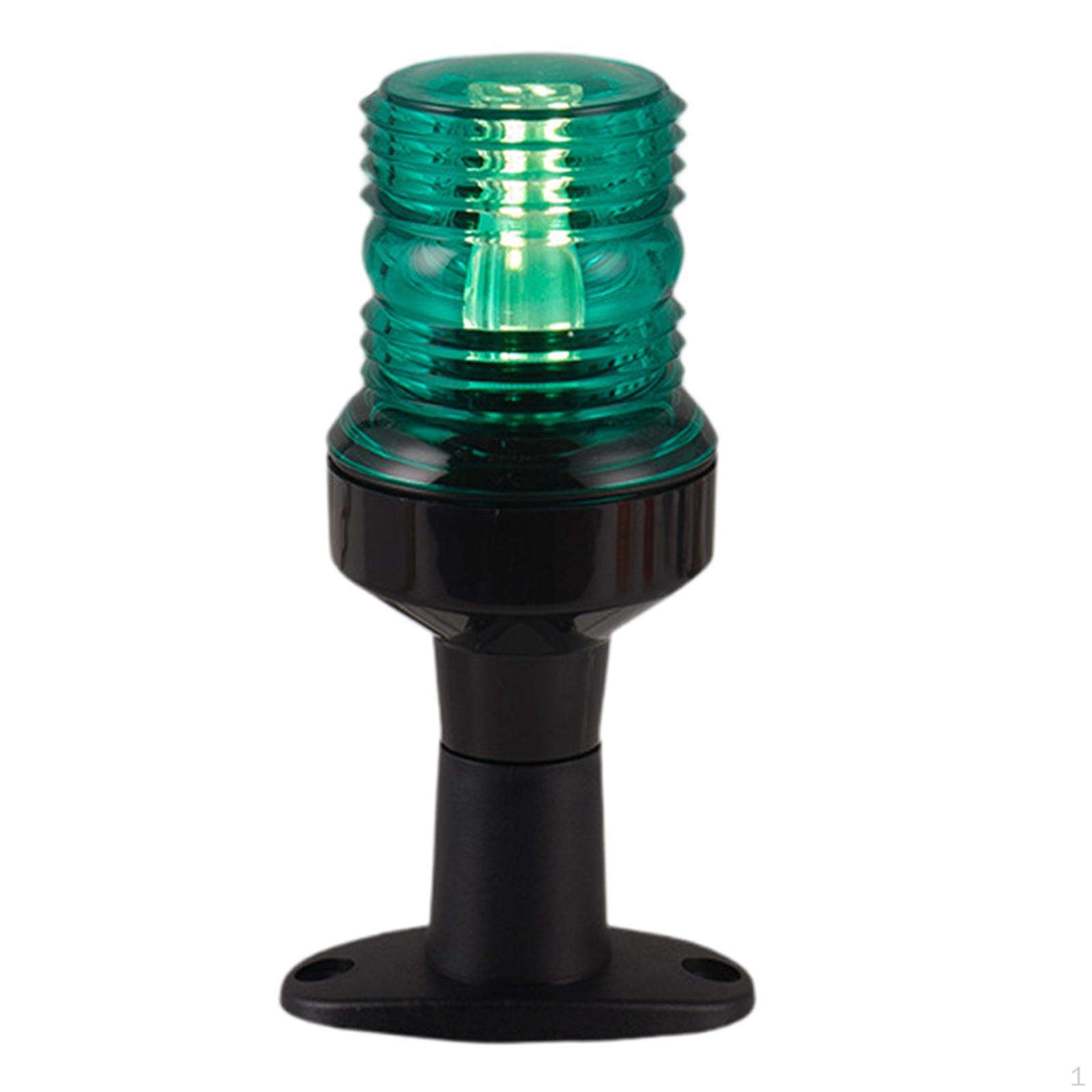 

Сигнальный фонарь для лодки, яхты, мачты и все круглые детали, 3 Вт, крепление на палубе, корма Green Light