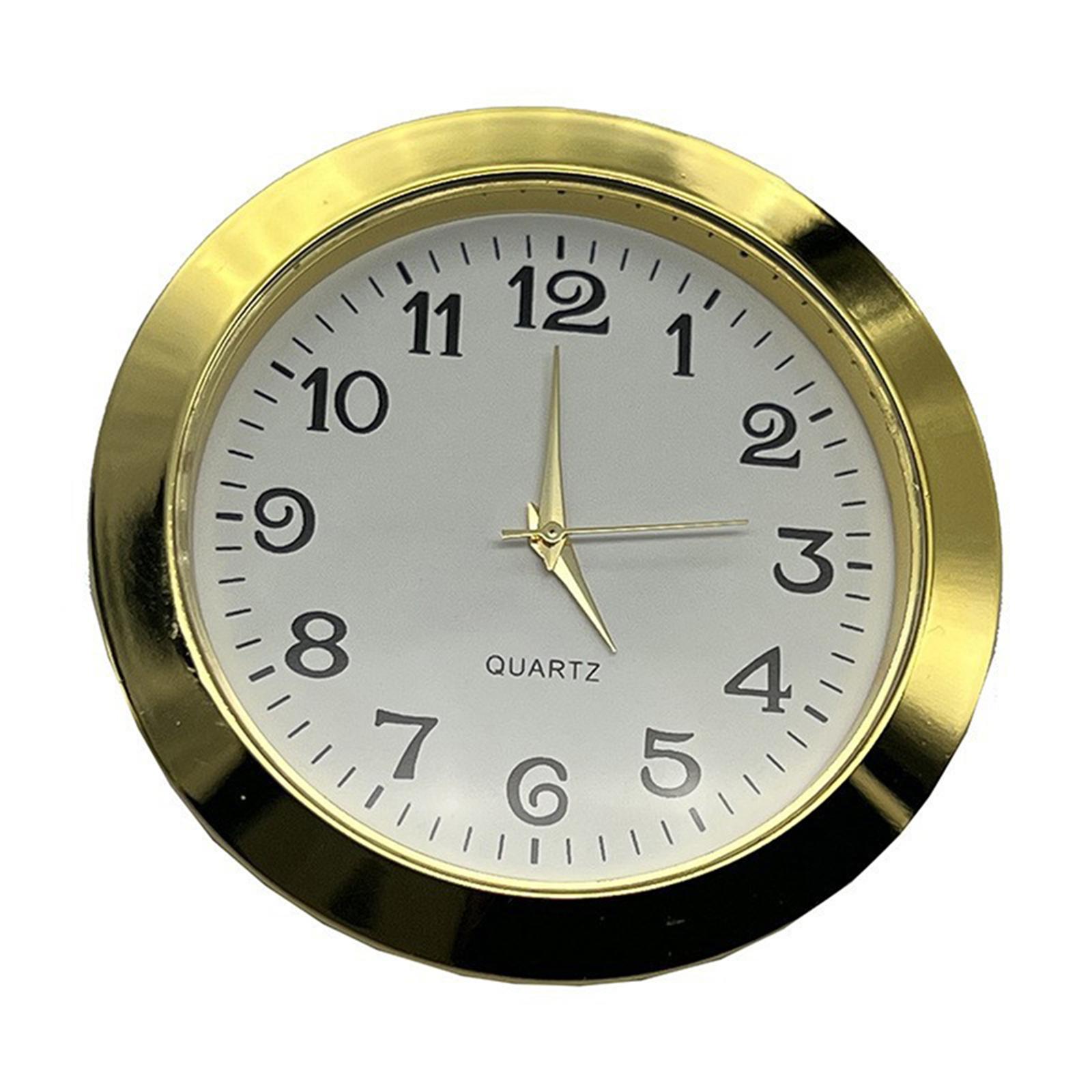 

Decorative Projects Round Quartz Movement Tone Bezel And Numerals Quartz Movement Stainless Steel Glass S Back