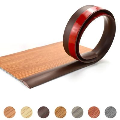 Carpet To Tile Floor Transition Strip Self Adhesive Wear-resistant Edging Trim Strip Household PVC Threshold Cover Doorway