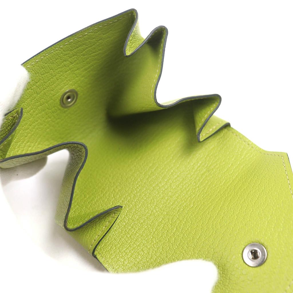 Excellent HERMES Coin Case Le Vain Quatre Le 24 Serie Button Shave Women Used