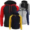 Fashion Fleece Hoodie Men Women Raglan Sleeve Sport Sweatshirt Loose Fit All Season