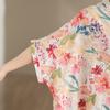 DIMANAF New 2026 Women Plus Size Summer Casual Loose Long Dress Cotton Oversize Maxi Floral Print Beach Sundress