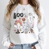 Sudadera de Fantasma de Halloween para Mujer Calabaza Esqueleto