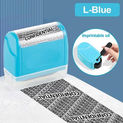 Durable Roller Identity Protection Stamps Safety Portable Confidential Stamp Privacy Protection ID Security Stamp