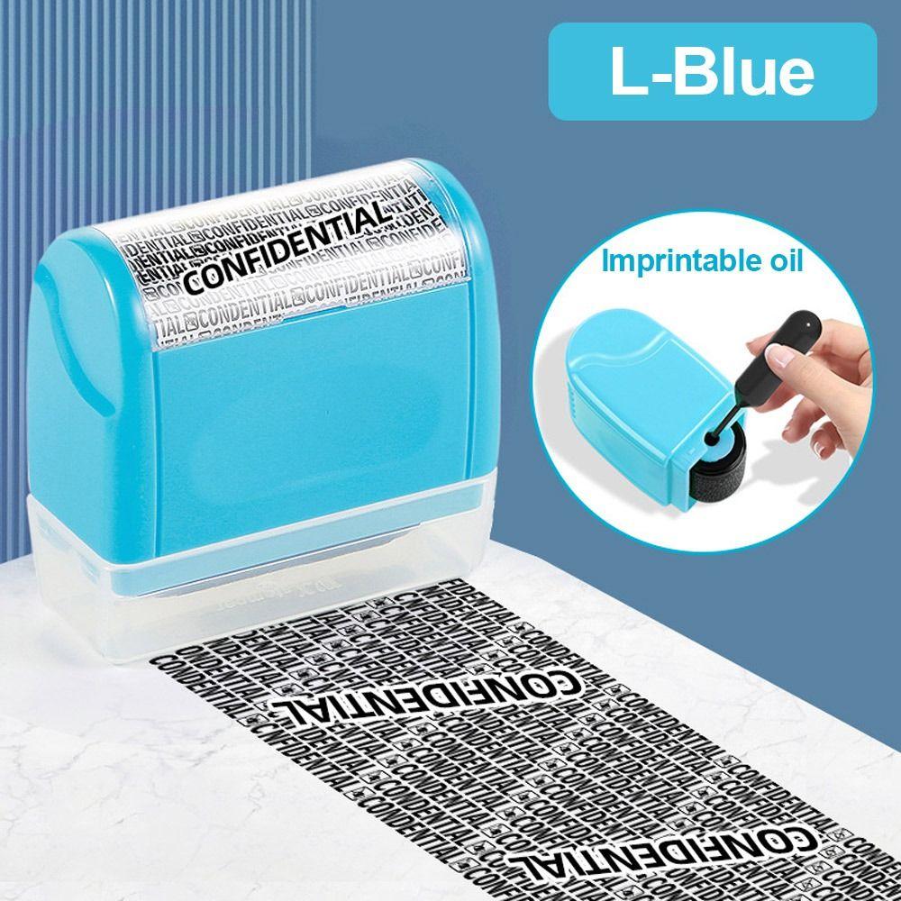 Durable Roller Identity Protection Stamps Privacy Protection Safety Confidential Stamp Portable ID Security Stamp