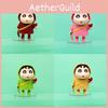 Raincoat Crayon Shinchan Pvc Collectible Figure With Heart Shape Design For Anime Fans