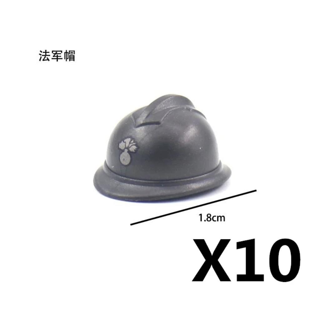 Military WWII MOC Hat Helmet Building Block German  US Soviet Soldier Figure Helmet M1 40 Beret  Accessories Brick Toy Gift K025