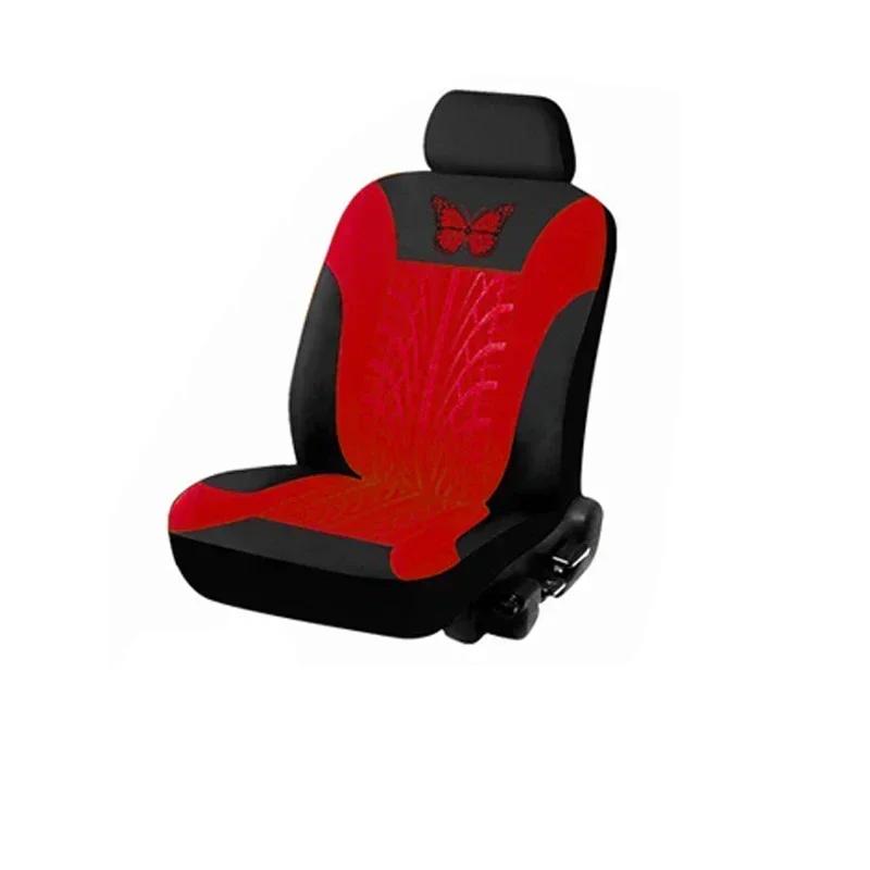 Funda de Asiento de Coche Juego Completo, Funda de Asiento para Coche Bordada con Patrón de Mariposa Universal