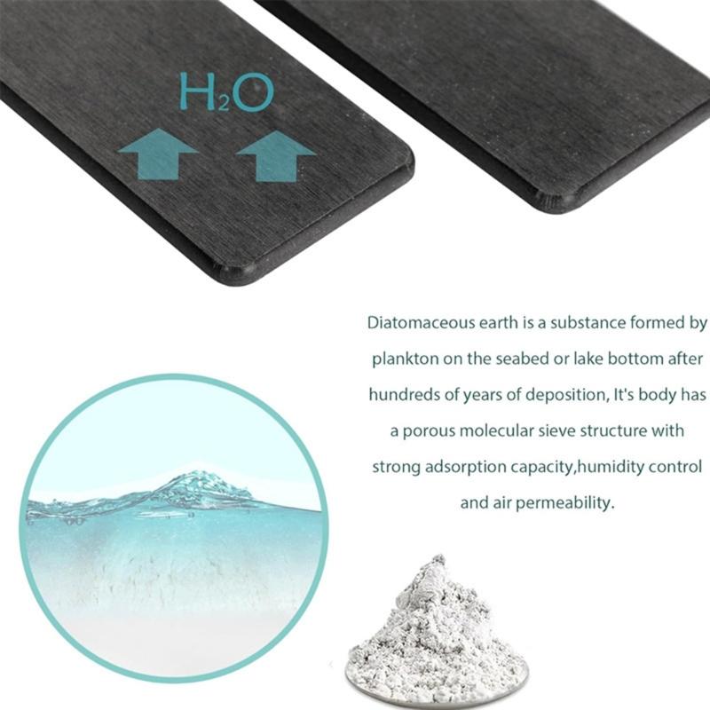 4Pieces Quick Drying Soap Tray Kitchen Soap Dish Water Absorbent Diatomite Coaster Suitable for Bathroom and Kitchen