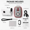 Golf Rangefinder with Slope, 1200 Yards Rechargeable Range Finder with Flag Lock Vibration, Magnetic Mount, 7° Field of View, USB-C Golf Distance