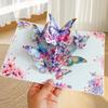3D Fold Out Butterfly Flower Greeting Card Handmade High Quality Paper  Up Card for Graduation Business Holiday Gifts