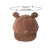 Cartoon Bear Baseball Cap for Infants and Toddlers - Breathable Cotton with Sun Protection