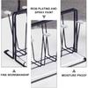 Yardwe Cup Drying Rack Japanese- Style Iron Mug Glass Bottle Organizer Tree Beer Wine Glass Shelf Drainer Stand Shelf Hook for Home Counter