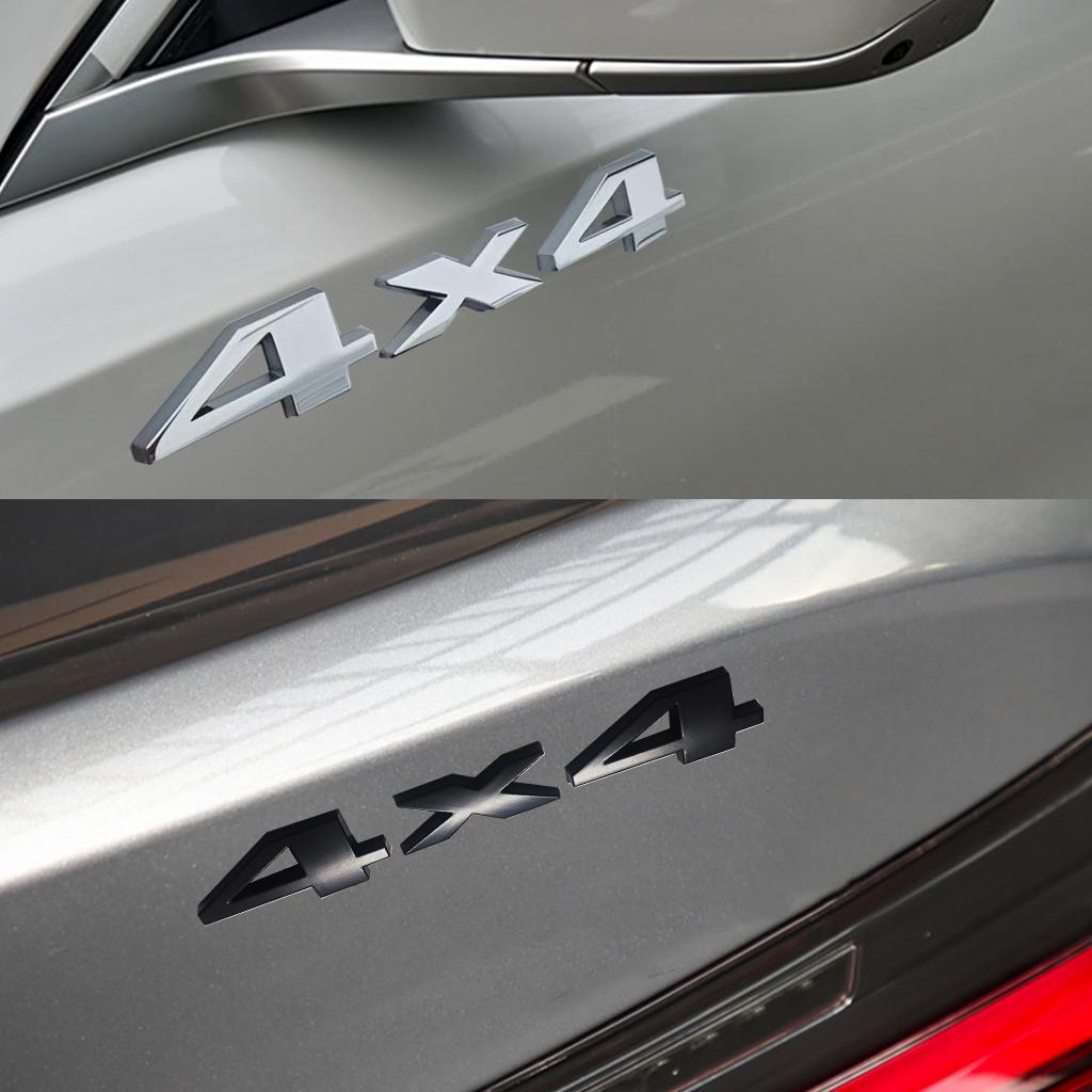 4WD 4x4 Four Wheel Drive Metal Car Sticker Logo Emblem Badge Decals Car Styling Accessories for Frod Bmw Lada Honda Audi Toyota