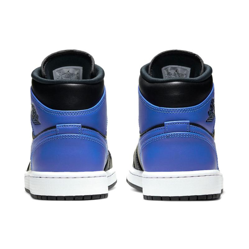 Air Jordan 1 Mid 'Hyper Royal Black' Jordan 554724-077