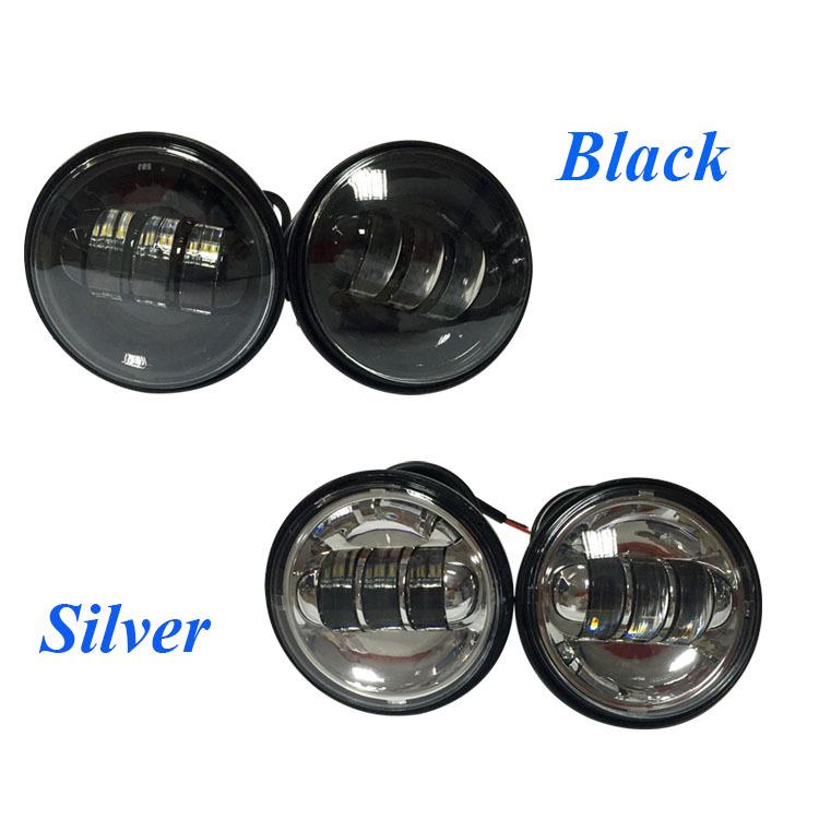 4.5" LED Fog Lights for Harley Davidson Motorcycle Headlights & Aux Lights