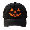 Adjustable Cotton Baseball Cap with Festive Halloween Design Fashion Hat Perfect for Trick or Treating Event
