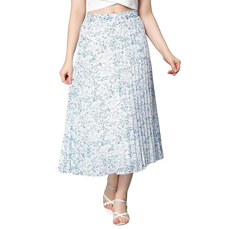 Indian Women's Casual Wear Skirt Desigenr Bollywood Ethnic Pleated Skirt Dress