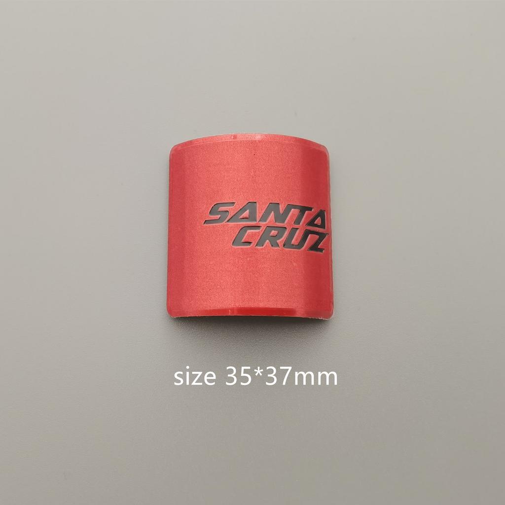 Santa Cruz Bike Badge, Mountain Bicycle Sticker, DIY Personalized Decorative Sign, Soft Aluminum Alloy Sticker