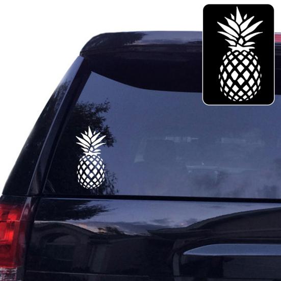 Family Car Styling Window Door Decal Pineapple Pattern Sticker Decor