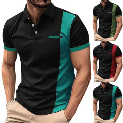 Men's Summer Leisure Culture Breathable Short Sleeved Shirt Top