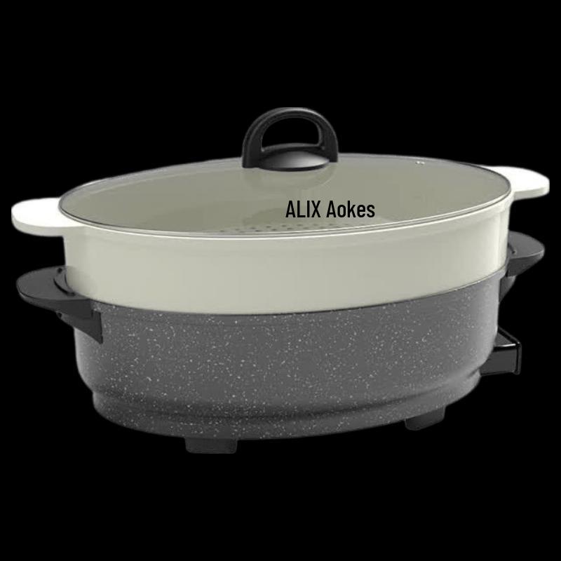 AUX Multifunction Electric Oval Steamer