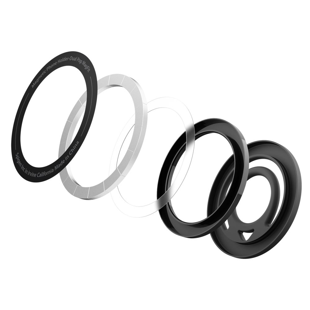 Spigen Dual Pop Mag Magsafe Handyring Schwarz