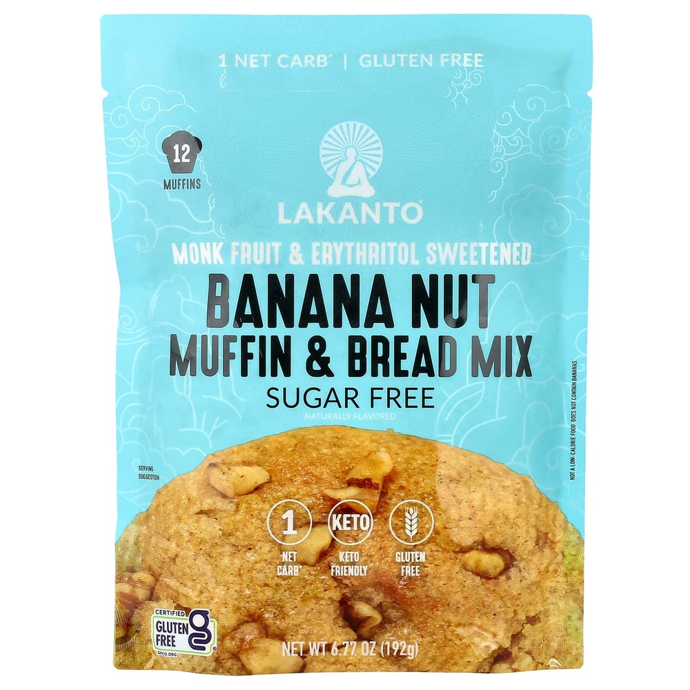 Lakanto Banana Nut Muffin & Bread Mix 192g (6.77oz)