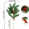 Christmas Home Decoration Red Berry Ornament Bouquet Festival Gift Box Decoration