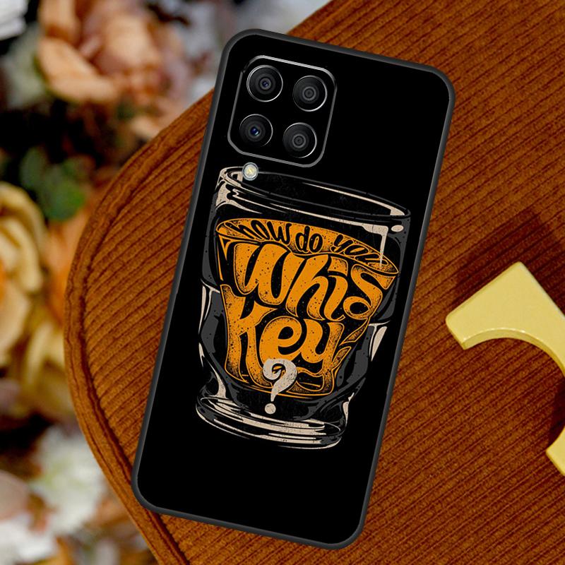 Cigar and Whiskey For Samsung Galaxy M14 M34 M54 M12 M32 M52 M53 M33 M13 M20 M15 M55 M31s M30s M21 M51 Case