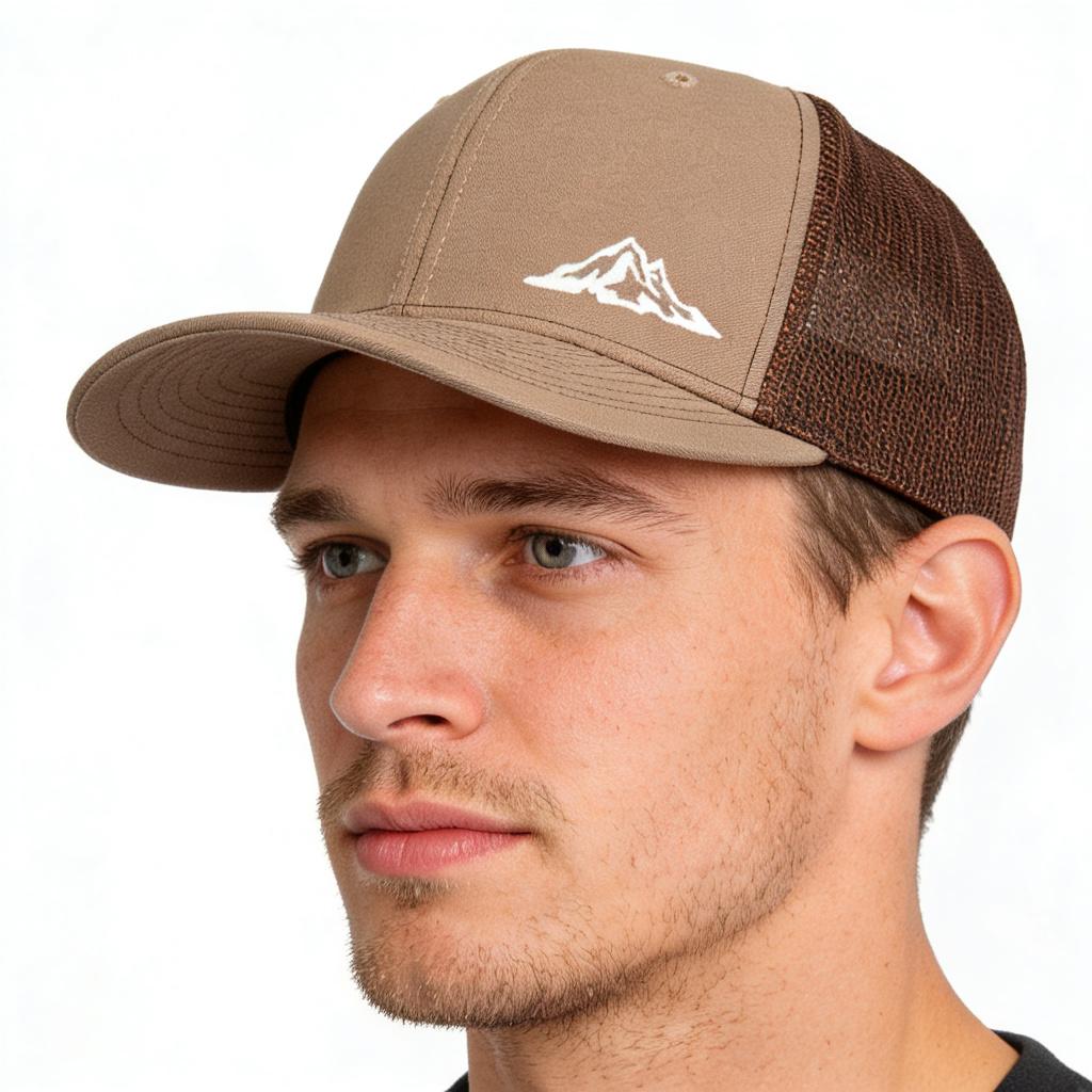 Hochwertige Netzmütze Unisex Sommer Bedruckte Hügel Baseballkappe für Männer Frauen Atmungsaktive Outdoor Straßenmütze Verstellbare Trucker-Kappe