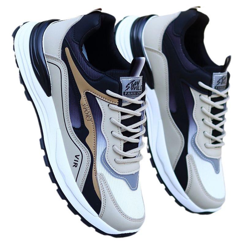 Herrskor 2025 sommar nya mesh andningsbara sportskor fritid resa bergsklättring halkfria mjukbottnade utrikeshandelsskor