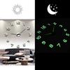 Hot Removable 3D Wall Clock Mirror Wall Stickers Creative DIY Wall Clocks Art Decal Sticker Home Decor Living Room Quartz Needle